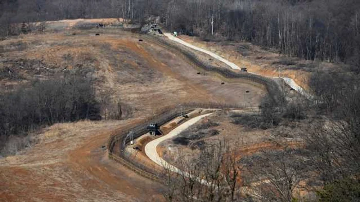 Zona Demilitarizată ce desparte cele două Corei FOTO EPA-EFE