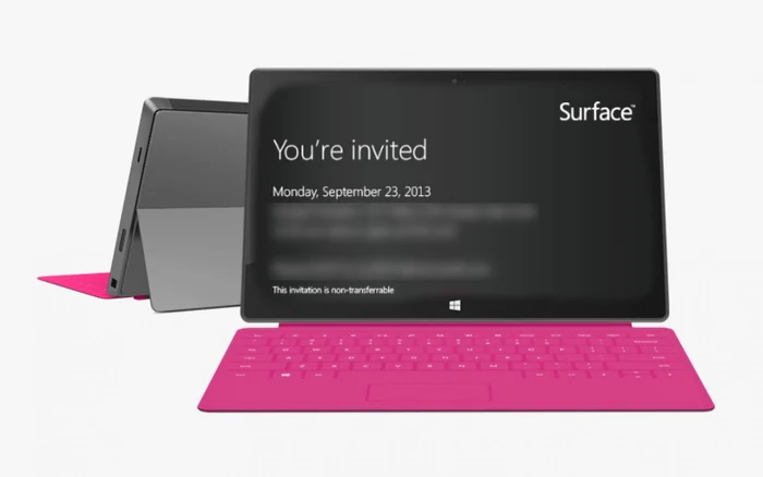 Noul Surface va fi prezentat pe 23 septembrie, la aproape două săptămâni după iPhone.