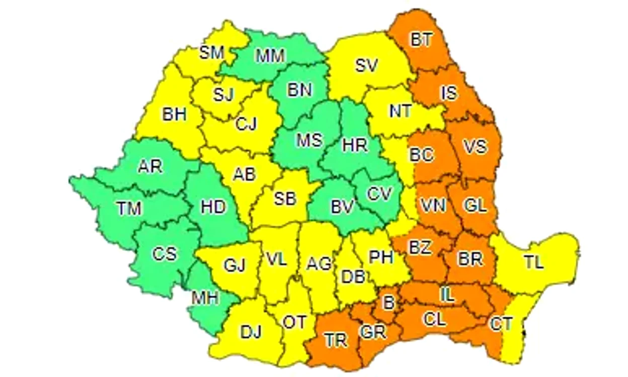Canicula va afecta Muntenia și Moldova FOTO meteoromania.ro