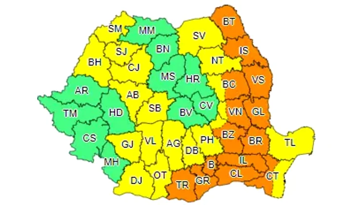 Canicula va afecta Muntenia și Moldova FOTO meteoromania.ro