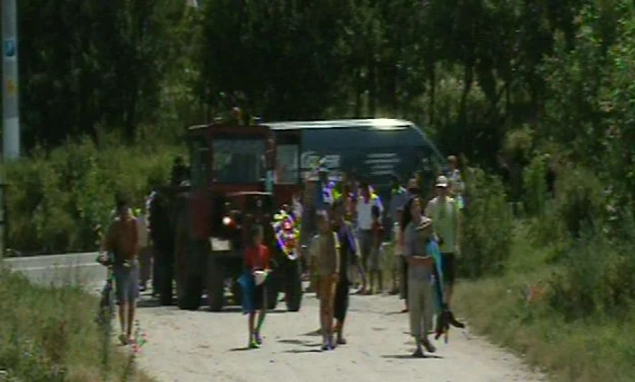 Tamango a fost condus pe ultimul drum de familia şi de prietenii săi