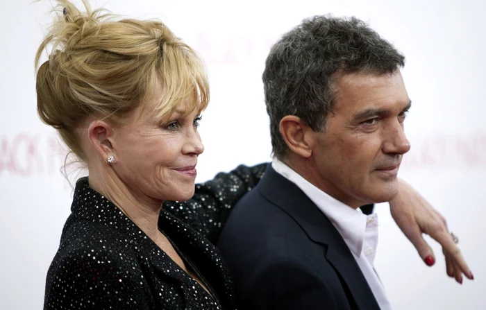 Melanie Griffith şi Antonio Banderas s-au căsătorit în 1996,
după ce s-au îndrăgostit în timpul filmărilor de la comedia
romantică „Two Much“ FOTO Reuters