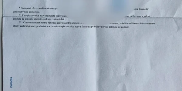 Factură uriaşă la curent pentru o codleancă FOTO observatornews