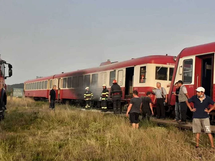 Cauza probabilă a incendiului este frecare mecanică. FOTO: ISU Arad