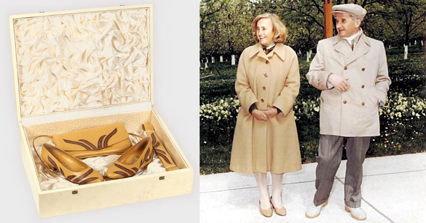 Elena Ceaușescu a purtat pantofii creați de Blaziu Guban / foto: arhivă presă