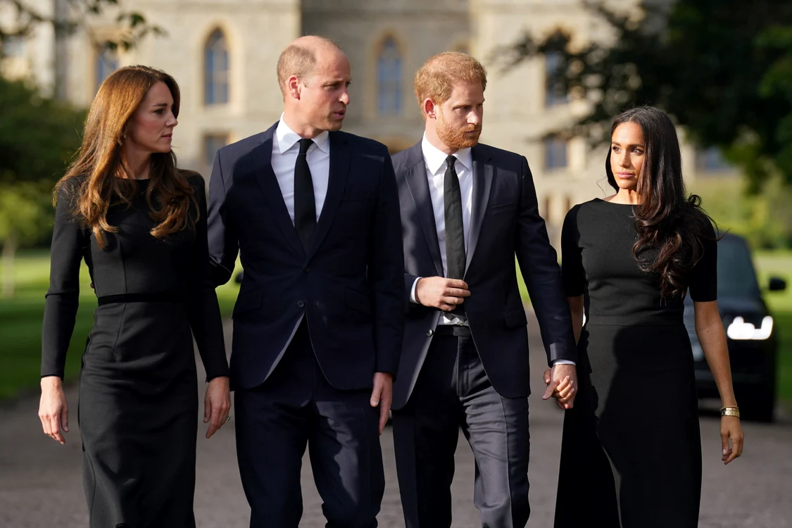 Prințul William, Kate Middleton, Prințul Harry și Meghan Markle, Getty (3) jpg
