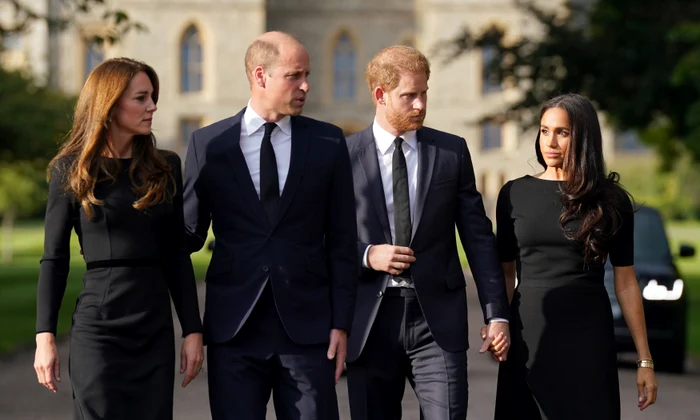 Prințul William, Kate Middleton, Prințul Harry și Meghan Markle, Getty (3) jpg