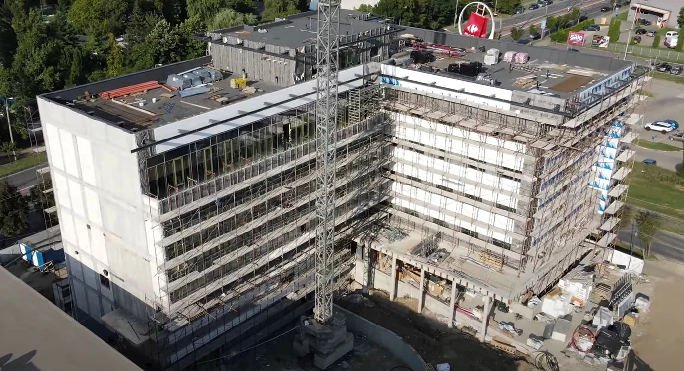 Construcția maternității Bega FOTO captură video