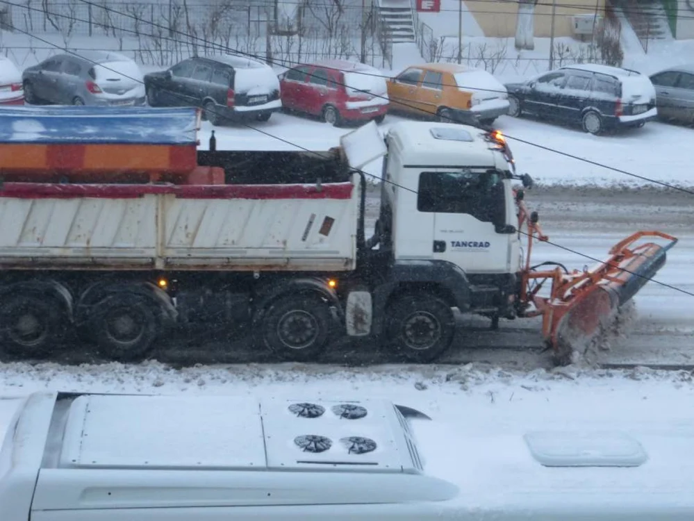 Viscolul a pus stăpânire pe tot judeţul FOTO: Alina Tatu