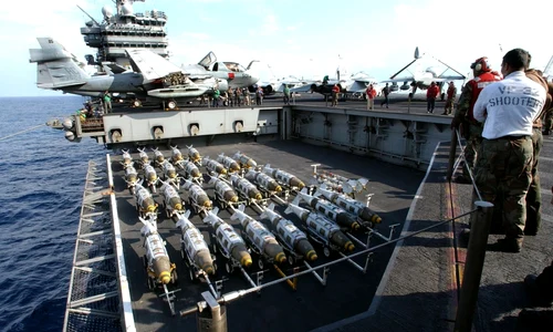 Portavion american in Marea Mediterana FOTO Getty Images