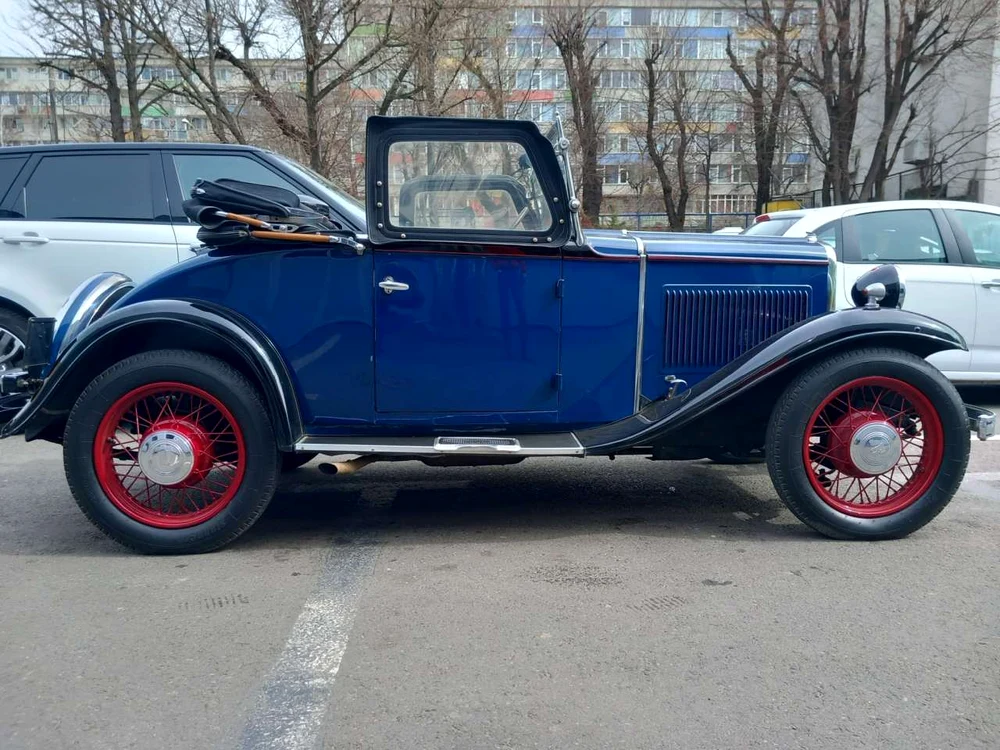 FIAT 508 Weber Balilla Spider fabricat în anul 1936, adus la înmatriculare la RAR (foto: Registrul Auto Român)