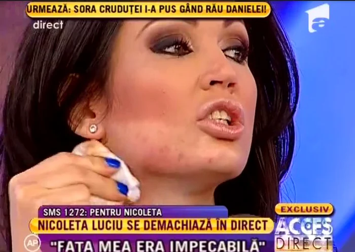Nicoleta Luciu (captură Acces direct)
