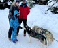  Plimbare cu sănii trase de husky a fost o experiență pe cât de așteptată, pe atât de spectaculoasă pentru familia  vedetei PrimaTV