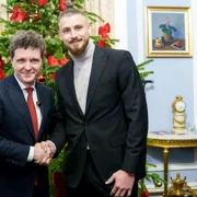 Nicușor Dan și Radu Drăgușin | FOTO Facebook 