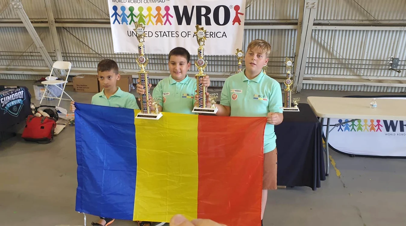 World Robot Olympiad SUA 2022, cucerit de români. FOTO Daniela Floroiu / Facebook