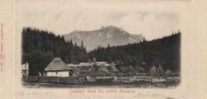 Prima carte poştală cu Ceahlăul, editor Stengel & Co Dresda FOTO: Colecţia Viorel Nicolau