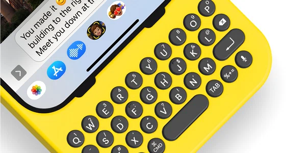 Carcasa cu tastatura fizica Clicks for iPhone jpg