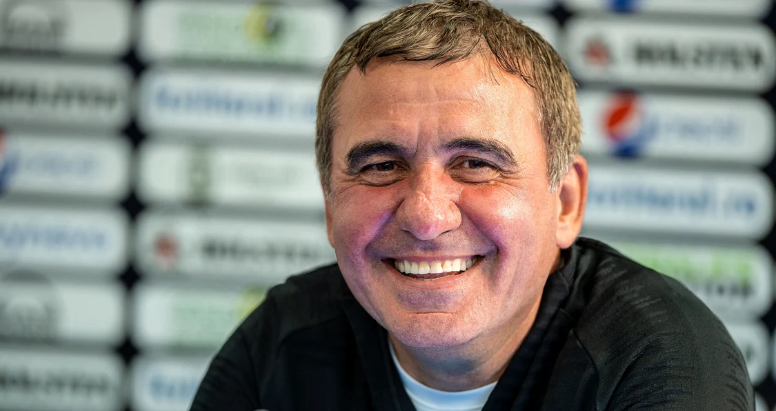 Gheorghe Hagi, antrenor Farul, încântat de ce a văzut în derby-ul etapei. FOTO: Arhiva Adevărul