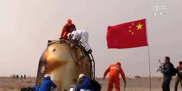 astronauti chinezi revenire terra 16 aprilie 2022 foto afp