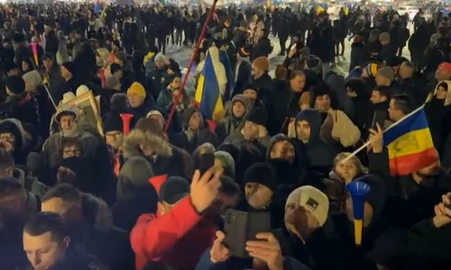 proteste capitala foto captura FB George simion png