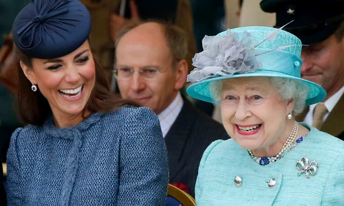 Kate Middleton și Regina, Getty (3) jpg