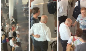 Bolojan pe Aeroport la Oradea FOTO Captură video 