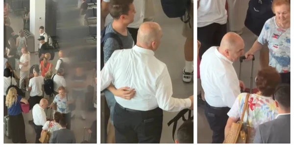 Bolojan pe Aeroport la Oradea FOTO Captură video 