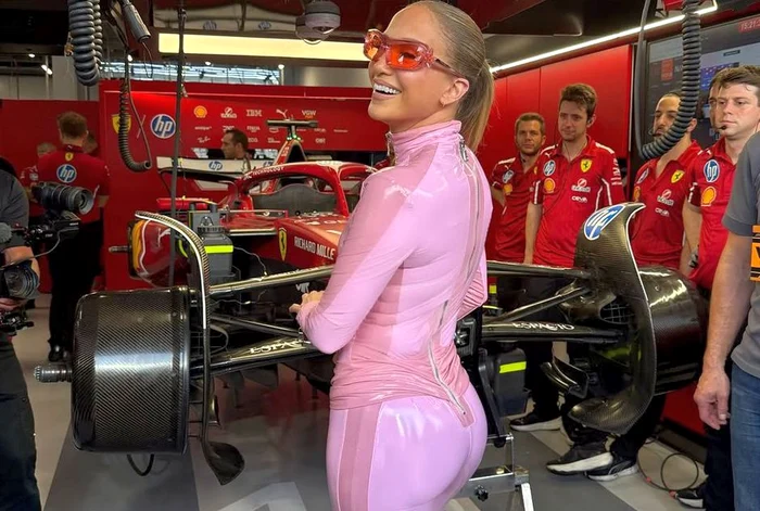 J-Lo a adus ”strălucire” în Formula 1. Foto Getty images