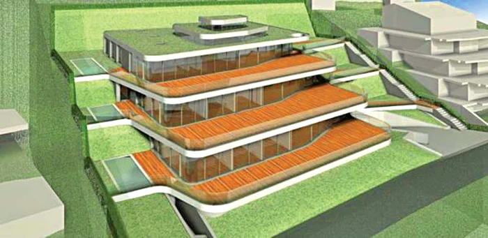 Aşa arăta macheta originală a proiectului construcţiei