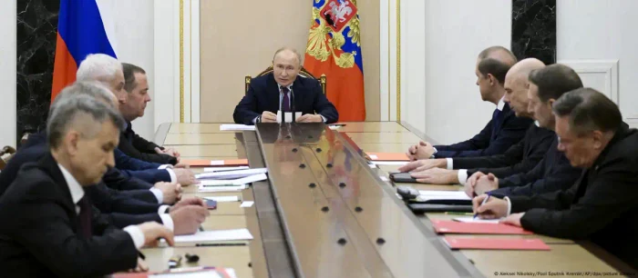 Vladimir Putin la reuniunea Consiliului de Securitate privind descurajarea nucleară (25.09.24)