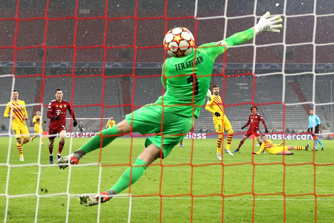 Ter Stegen n-a putut limita proporțiile scoruluiFoto: Guliver / GettyImages