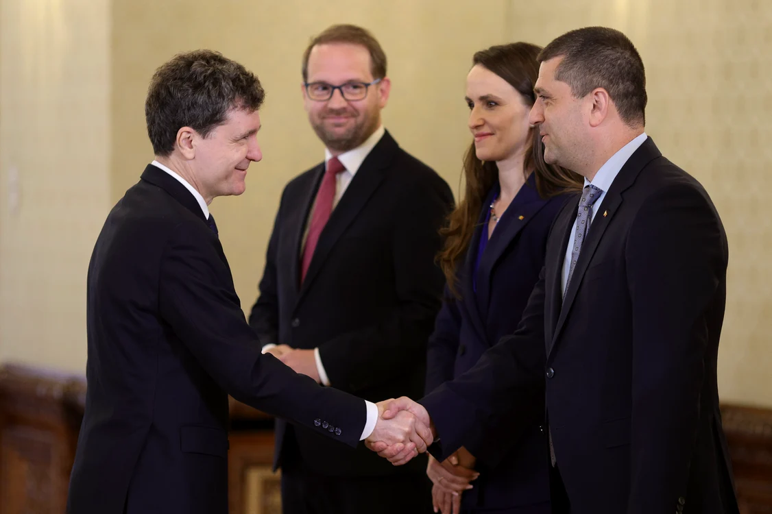 Radu Miruță, la consultările de la Cotroceni. FOTO: Inquam/Octav Ganea