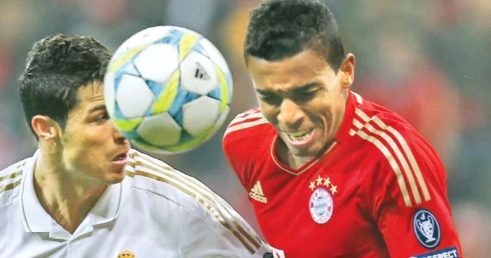 Cristiano Ronaldo (stânga) a înscris opt goluri în acest sezon al Ligii Campionilor