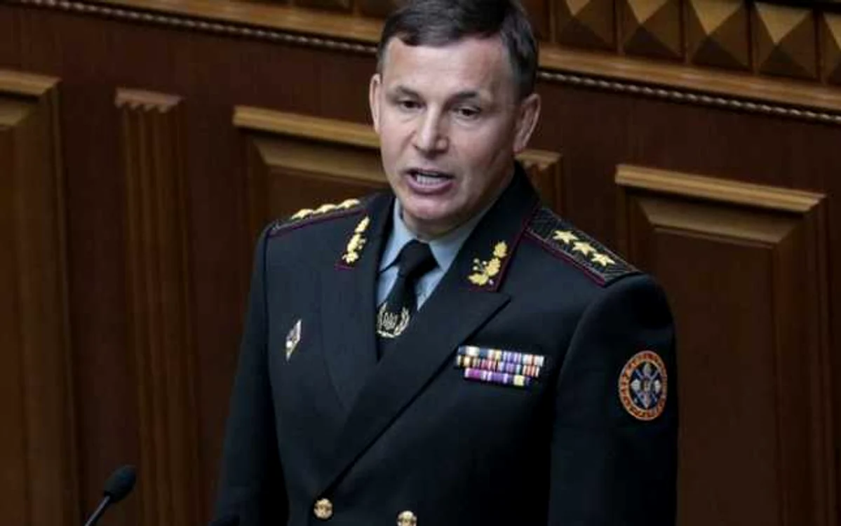 Noul ministru al Apărării din Ucraina, Valeri Gheletei. FOTO: AP