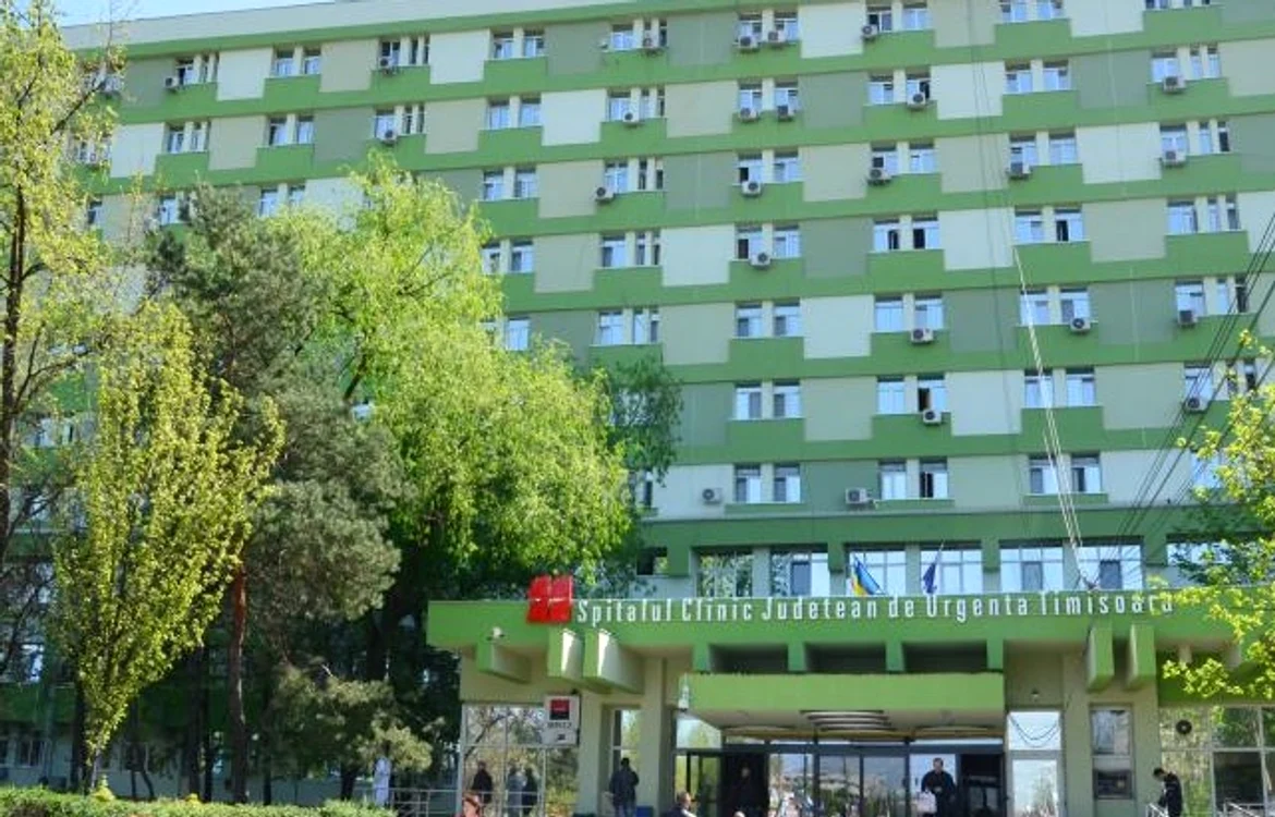 Femeia s-a aruncat de la etajul șase al Spitalului Județean de Urgență Timișoara