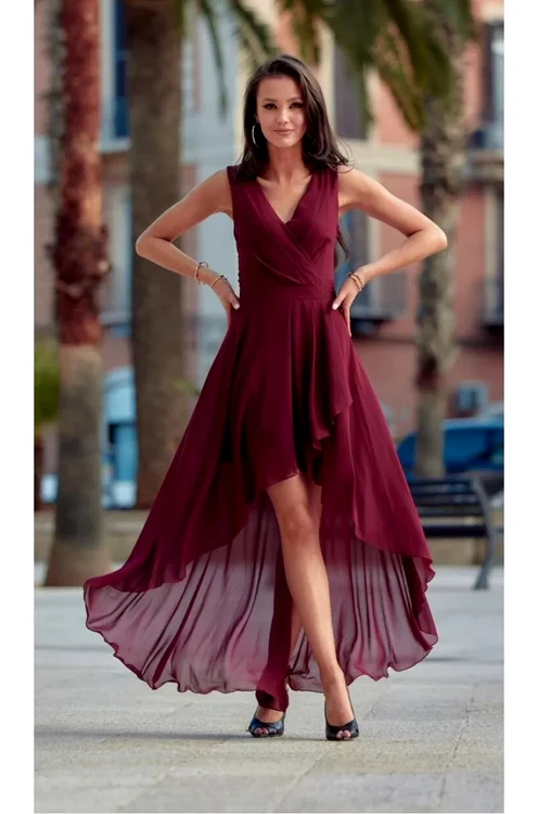 rochie maxi vaporoasa stil urban jpg