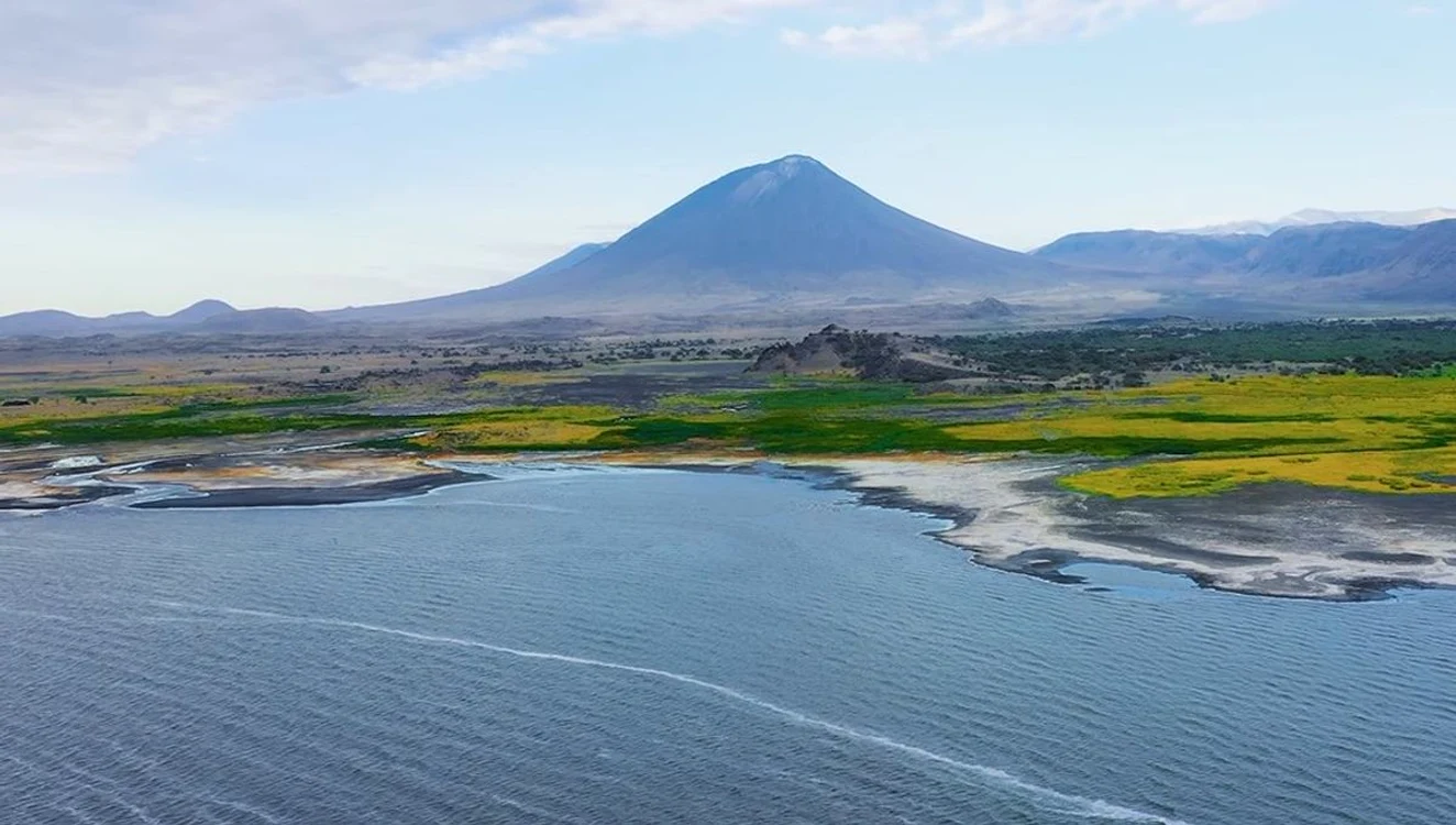  Lacul Natron din Tanzania, Africa / Foto: Captură video