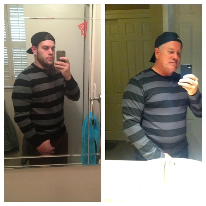 Două generaţii diferite, acelaşi stil şi acelaşi selfie