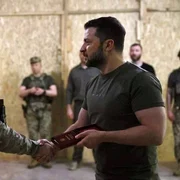 maior oleh siriaiev și volodimir zelenski/FOTO:X