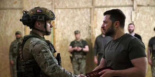 maior oleh siriaiev și volodimir zelenski/FOTO:X
