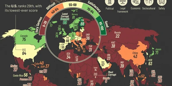 harta corupţiei foto  Visual Capitalist jpg