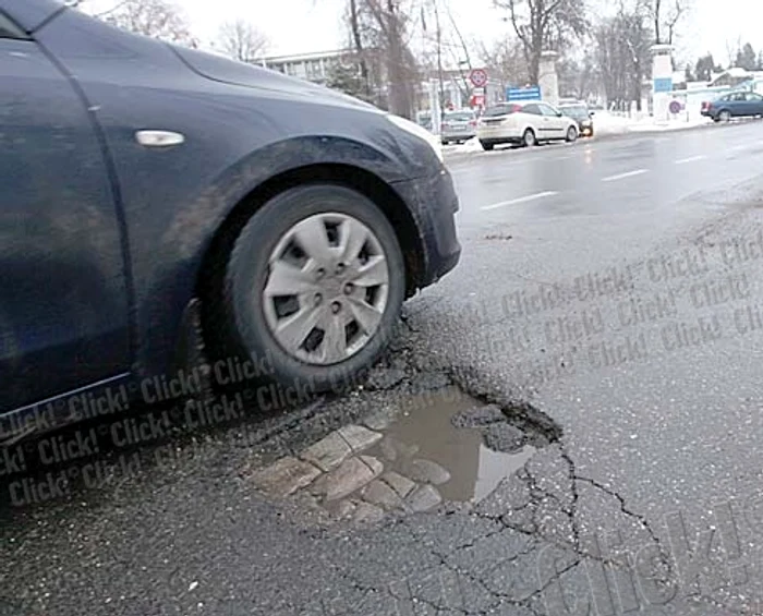 Şos. Fabrica de Glucoză Stradă mică, dar plină cu gropi „celebre”