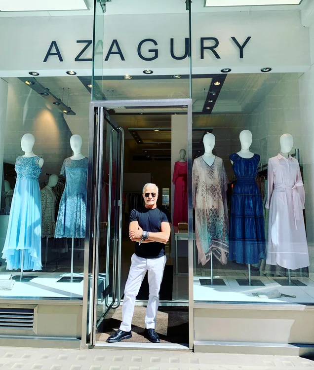 Jacques Azagury, designer de rochii pentru Prințesa Diana Instagram jpg