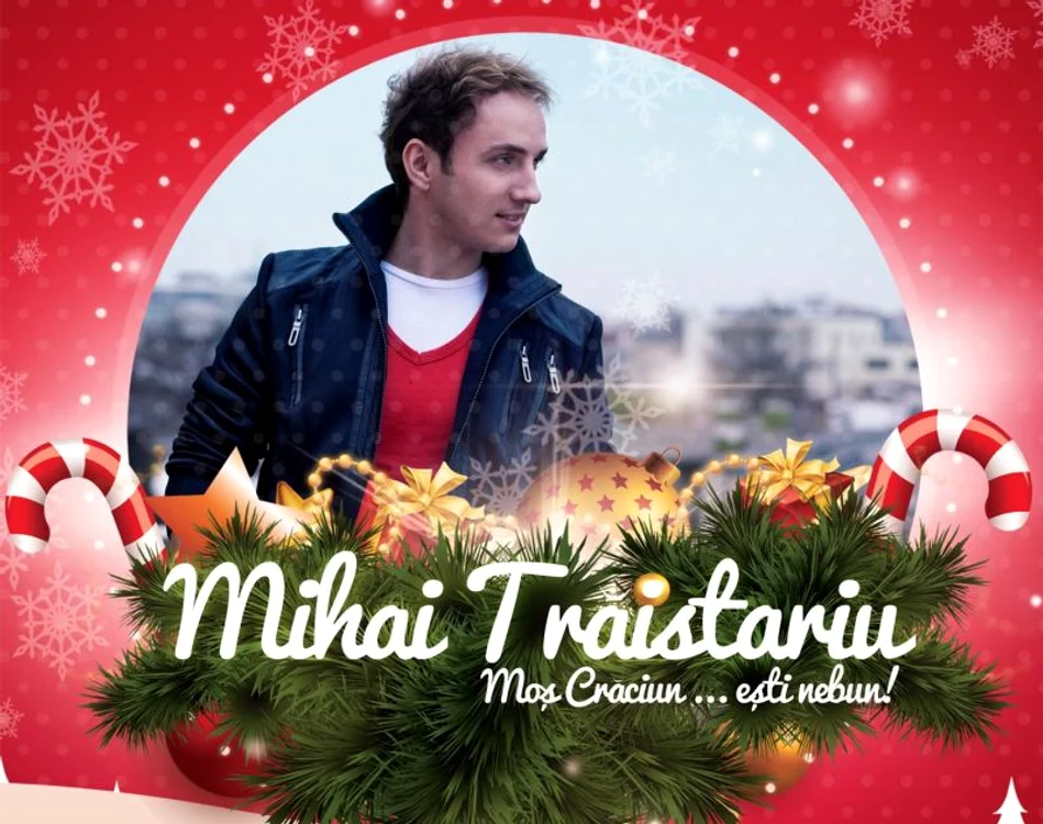 Coperta single-ului lui Mihai Trăistariu, «Moş Crăciun... eşti nebun»