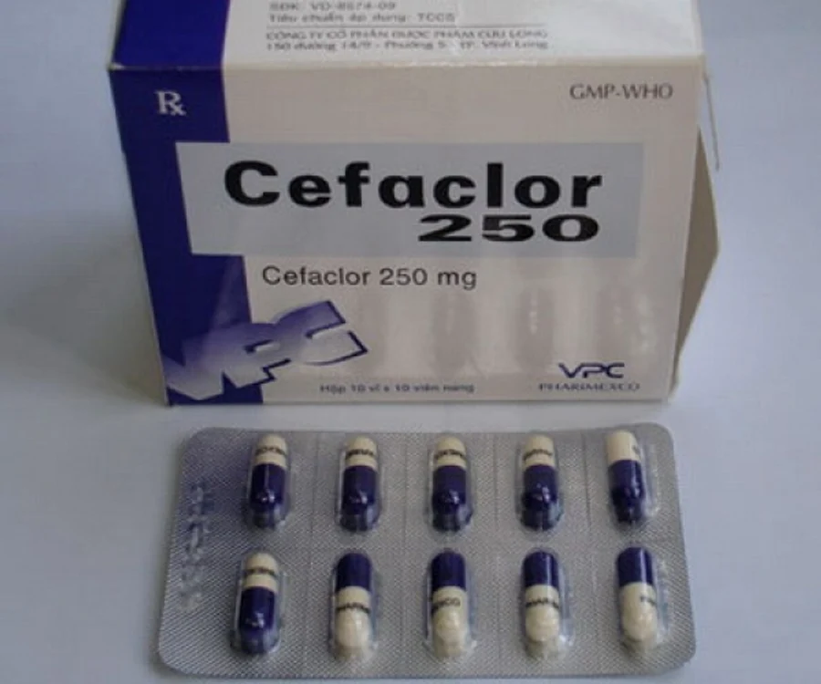 Antibioticul Cefaclor. 