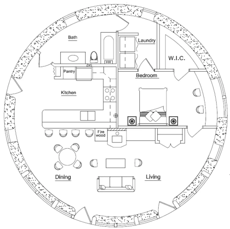 proiecte de case rotunde FOTO strawbaleplans.wordpress.com
