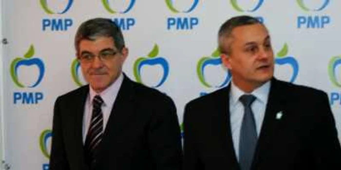 Nicu Tănase (dreapta) a preluat frâiele filialei PMP de la Costică Porumboiu