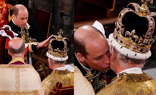Prințul William, Regele Charles la încoronare, Getty