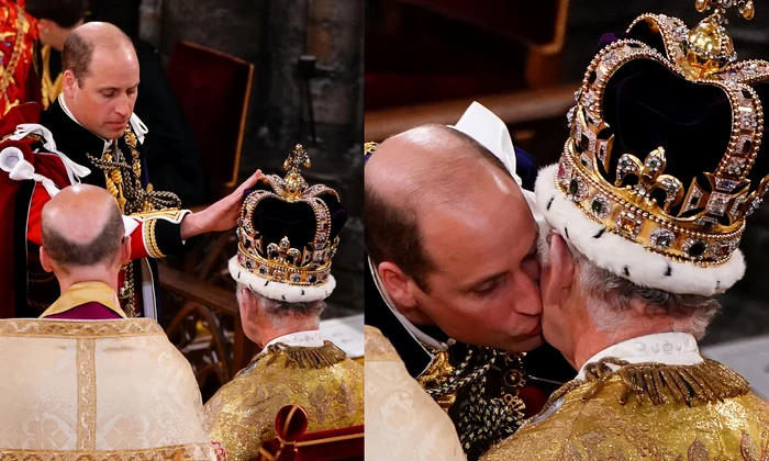 Prințul William, Regele Charles la încoronare  foto   GettyImages jpg