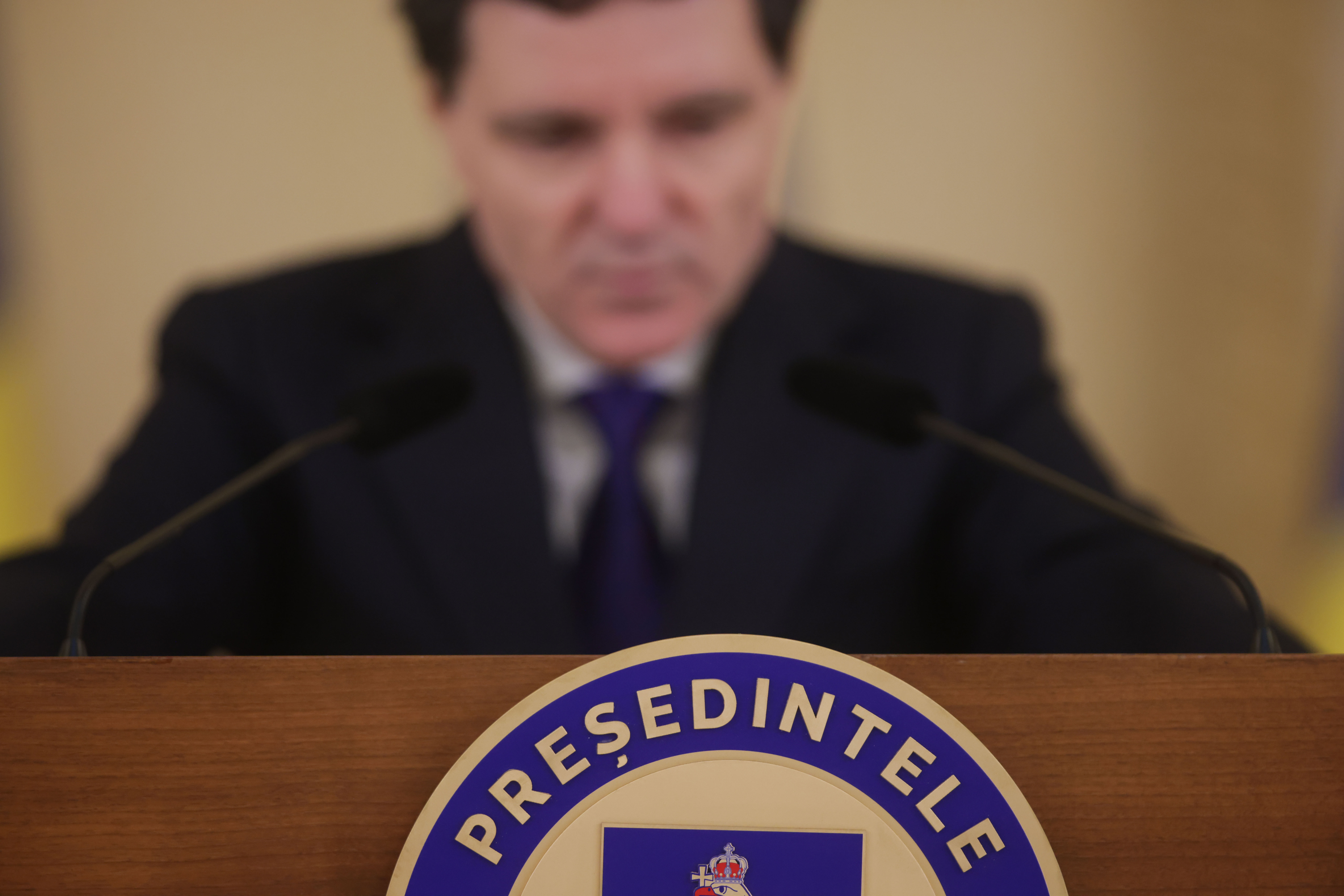 Nicușor Dan, conferință de presă la Palatul Cotroceni Inquam Photos / George Călin 